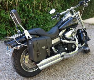 Sacoche Myleatherbikes Harley Dyna Fat bob_79